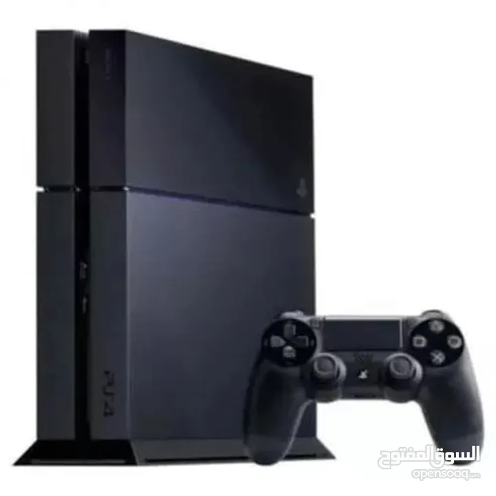 بلايستيشن Sony 4 Fat مستعمل بحالة ممتازة جدا + يد اصلية