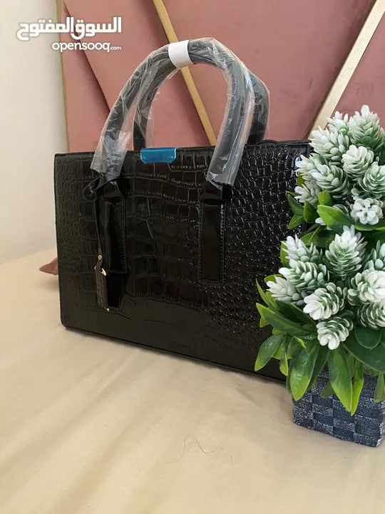 شنط ليذر جودة عالية   Ladies leather Hand bag high quality brand new