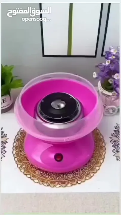 ماكينه صنع شعر البنات المنزليه على شكل عربايه الحلوى القطنيه منزليه  ماكينه شعر بنات
