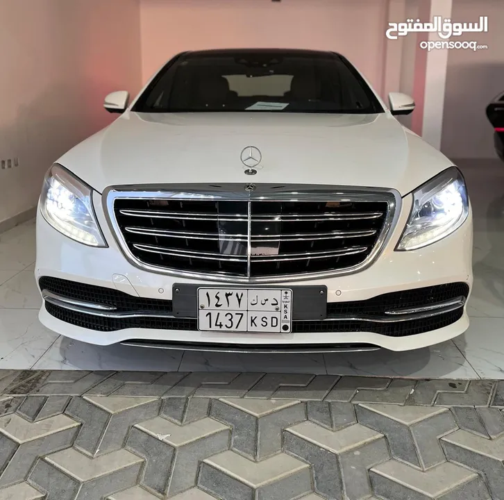 مرسيدس 2018 S450خليجي ممشي 30ألف كم