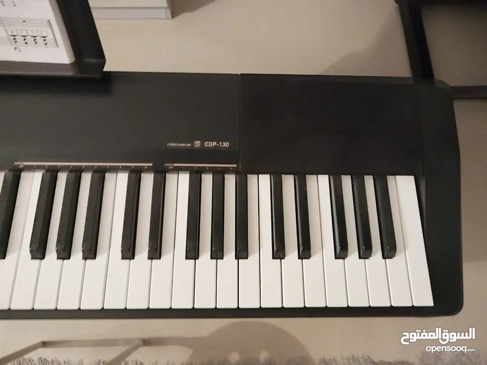 Casio Digital Piano CDP-130 \ بيانو كاسيو ديجيتال بحالة ممتازة \ بيانو بأصوات متعددة عالية الجودة