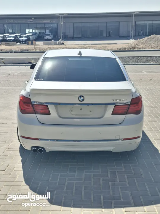 بي ام دبليو 730LI أبيض 2014 خليجي  BMW 730LI White 2014 Gulf