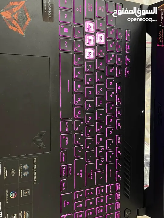 لابتوب asua معالج Intel Core i7 الجيل 12 كرت شاشه RTX 3050 ti  16جيجابايت رام ونص تيرابايت SSD