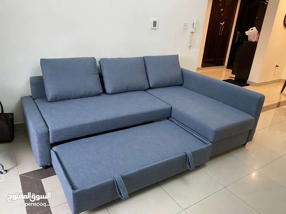 IKEA SOFA BED WITH STORAGE FOR SELL IN DUBAI