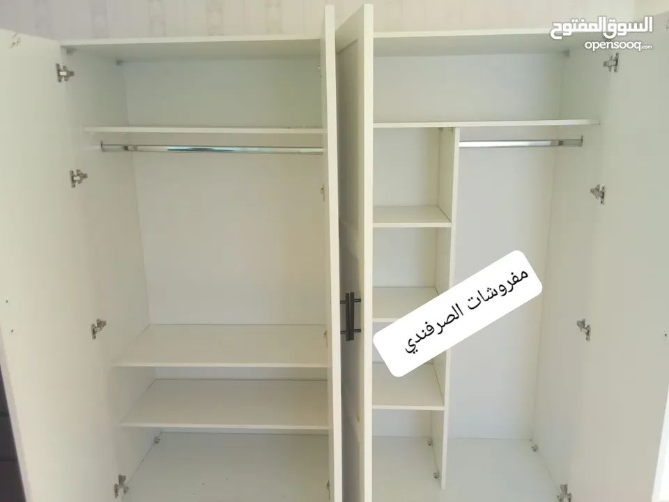 خزائن ملابس خشب لامنيت 18م الون حسب الطلب مقاس الخزائن عرض 160  ارتفاع 200