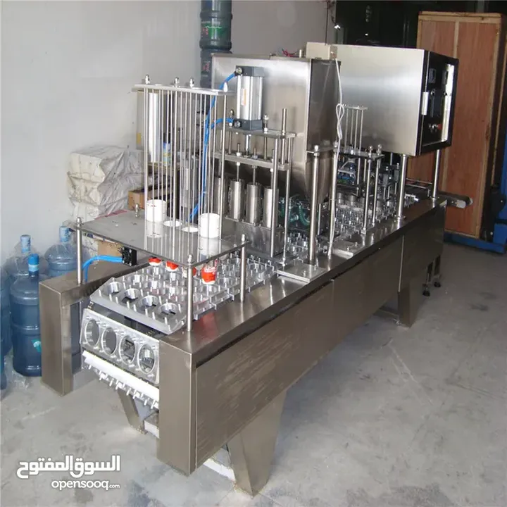 عرض مغري ماكينة تعبئة كاسات مياه او عصير + وحدة فلتر ب15 الف فقط يابلاش