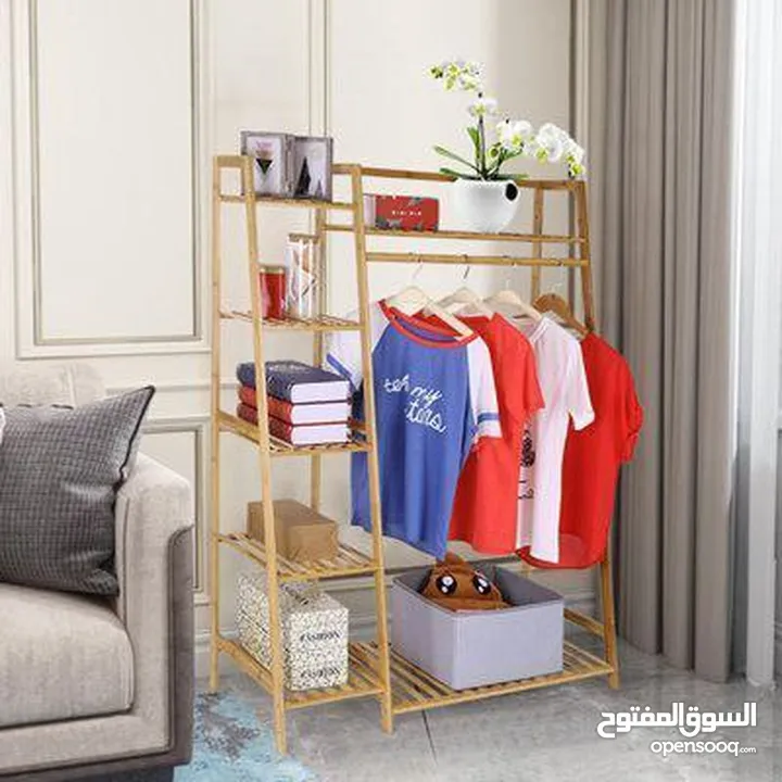 الستاند الخشبي الملكي – من خشب البامبو الطبيعي قطعـة واحدة تغيّر شكل البيت... وتنظم كل الفوضى!