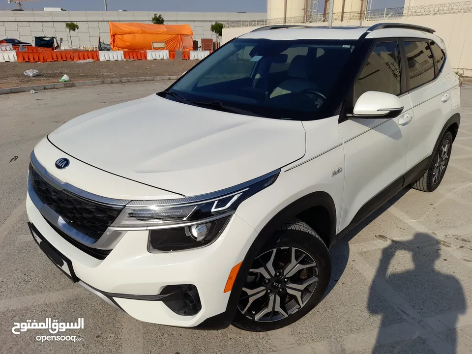 كيا سيلتوس 2021 حالة الوكالة دفع رباعي 2000cc كاملة المواصفات  Kia Seltos 2021 2 .0L AWD Like Fresh