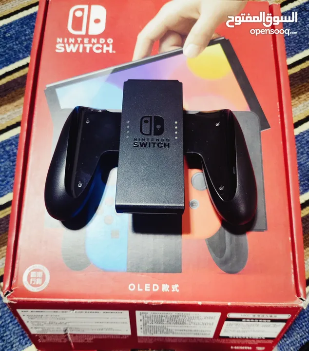 نينتيندو سويتش بحالة ممتازة Nintendo switch Oled perfect bundle (switch +4 games +1Tb microsd card)