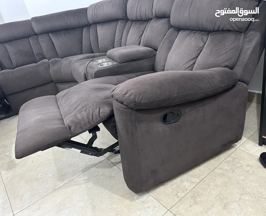 ركنه مع اثنين كرسى استرخاء Corner seats with 2 lazy boy