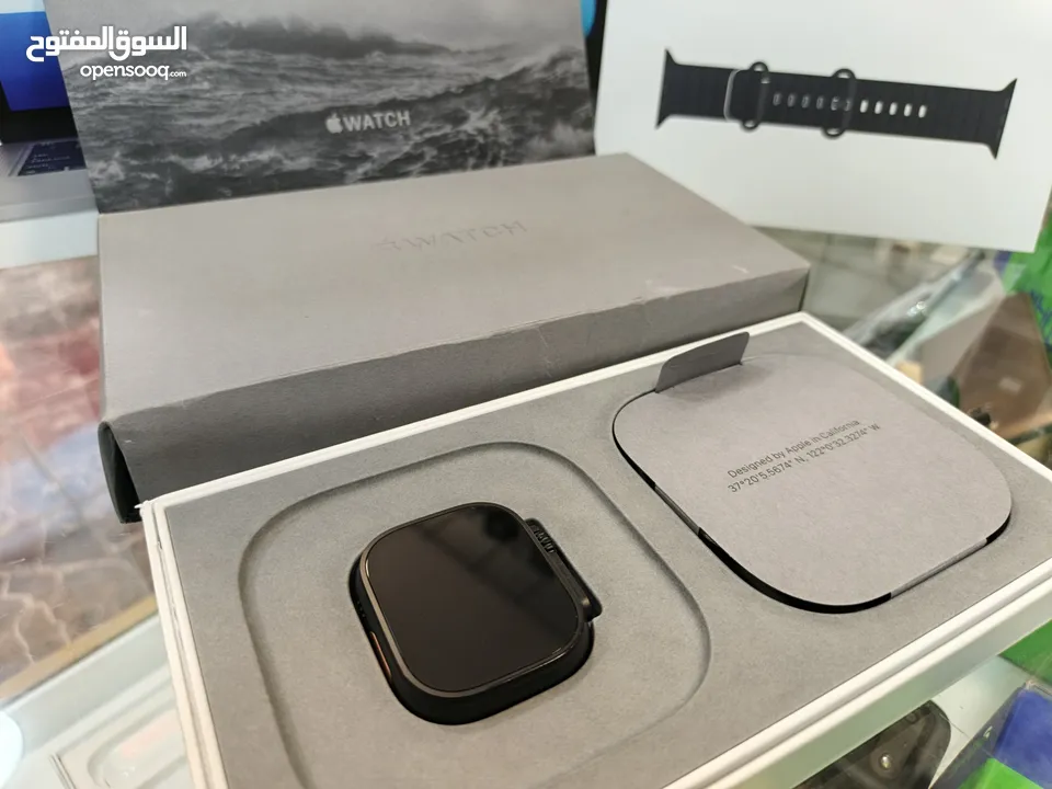 Apple Watch Ultra 2 Black Edition بطاريه 100% مشحونه مرتين