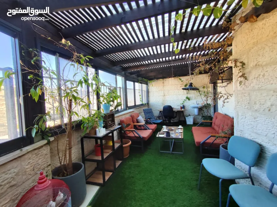 روف مميز سطح مرحبا للبيع 170 متر مشمس ومطل من جميع الجهات