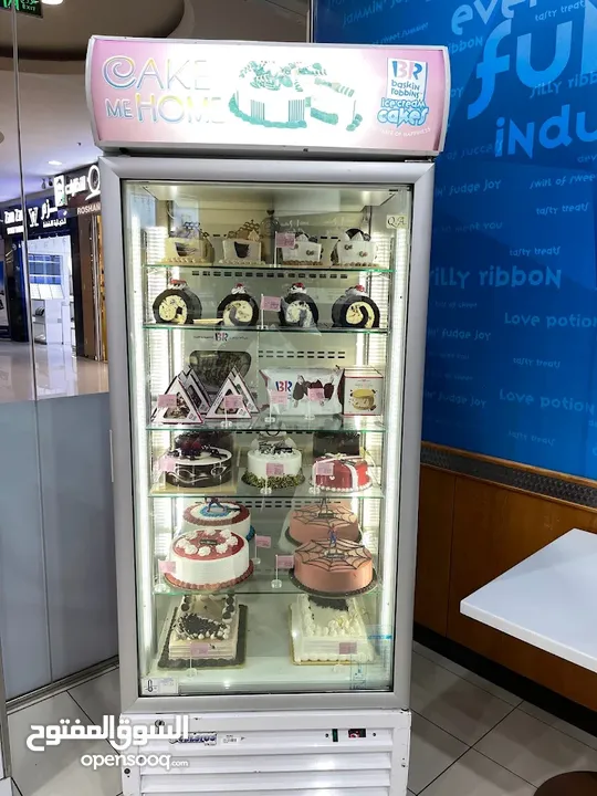 ice cream cake refrigerator