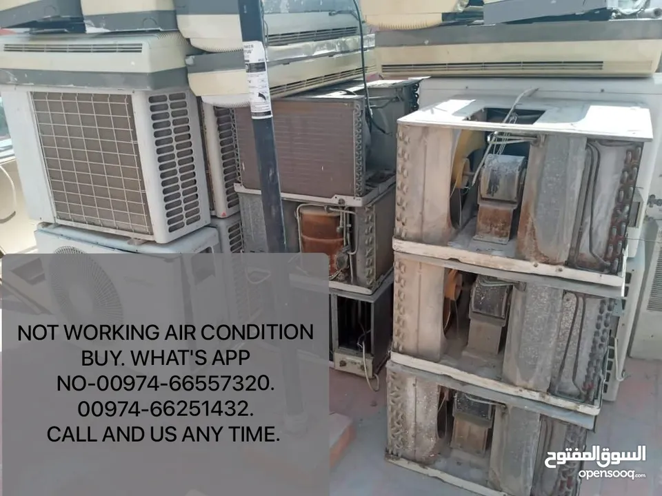 I WANT TO BUY ALL TIPE SCARB AND DAMAGE AIR CONDITION. WINDOW TIPE AND SPLIT TIPE. WORKING AIR CONDI