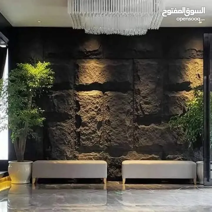 ورق جدران والشيبورد باركيه وفاير بليس والقرميد جبسن بورد وبديل الرخام وبديل الخشب وبديل الحجر بانوها