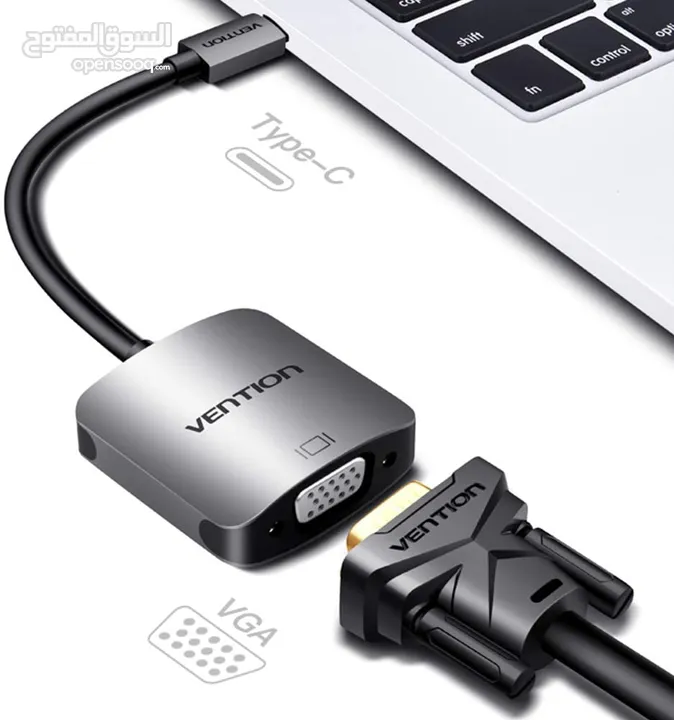 تحويلة من Type-C to VGA Converter