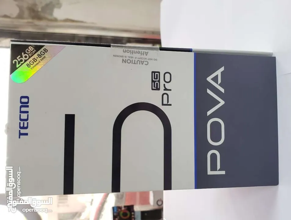 جهاز مستعمل ايام pova 5 pro 5G رام 16 جيجا 256 مكفول سنة متوفر توصيل