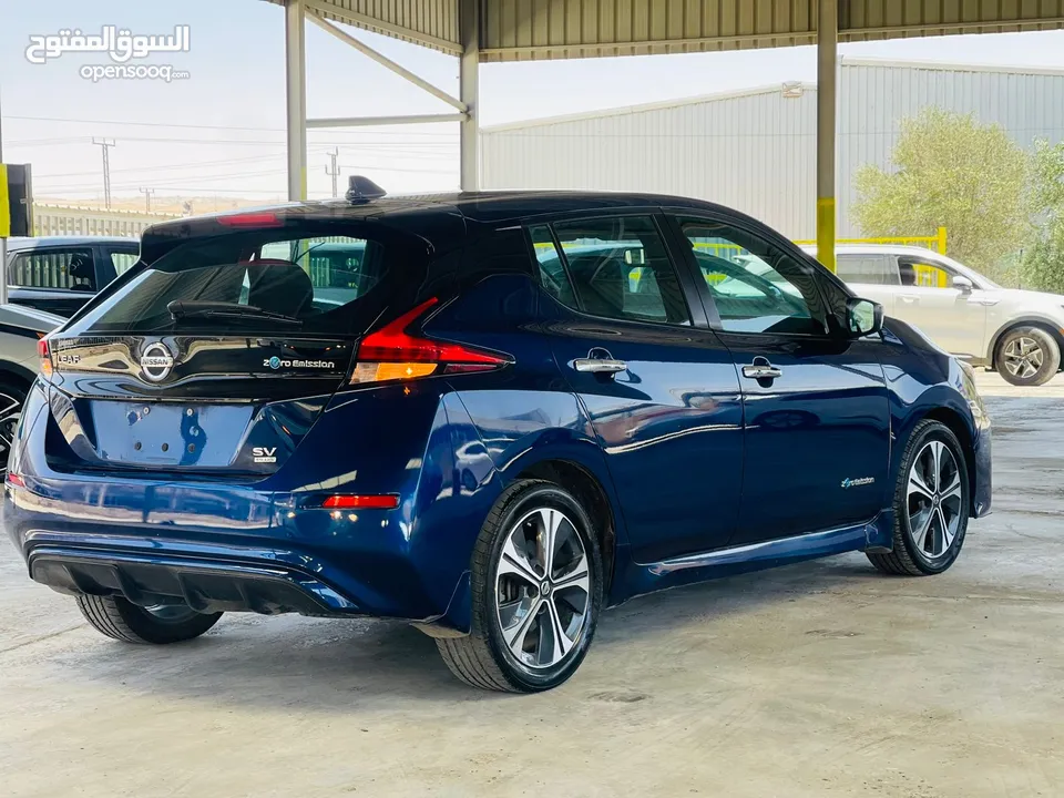 leaf 2019 60kw كحلي  فحص كامل 100%