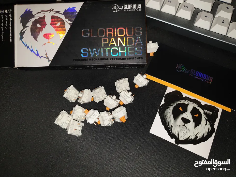 سويتش جلوريوس باندا Glorious panda tactile switch mechanical لكيبورد الميكانيكال
