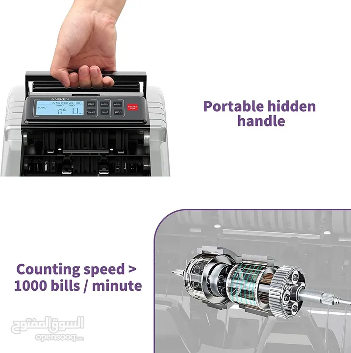 ماكينة عد نقود  نوعية ممتازة جدا AL-1000 Money Counter Machine