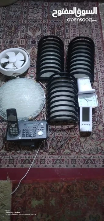 4 اضواء 2 منبه وتلفون وشفاط 20 في 20 حاله ممتاذه