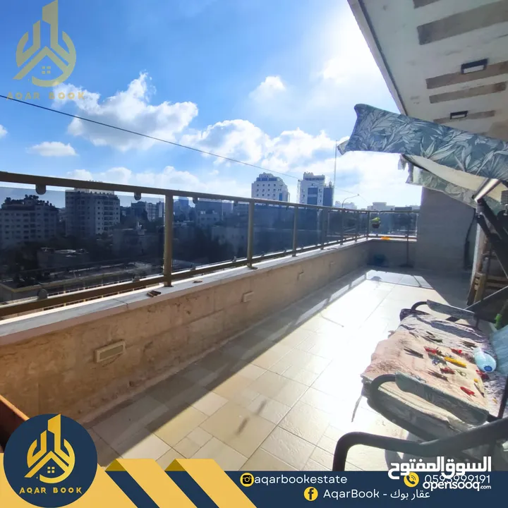 رووف مفروش للايجار  ،الموقع : البيرة - قرب مدرسة الفرندز