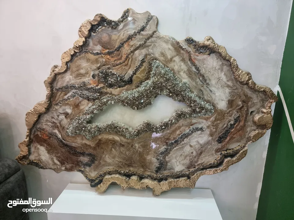 برواز ريزين كريستال فاخر حجم كبير