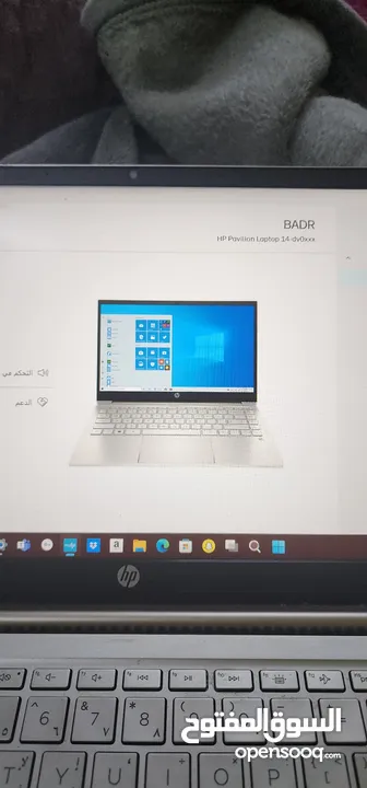 لابتوب hp شبه جديد