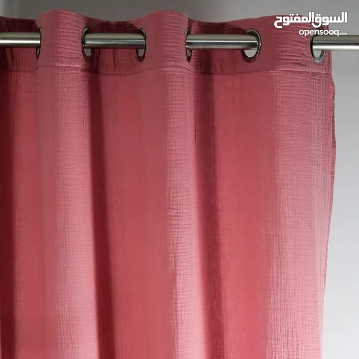 Pink and Purple Curtains (214cm by 152cm) - 5pcs