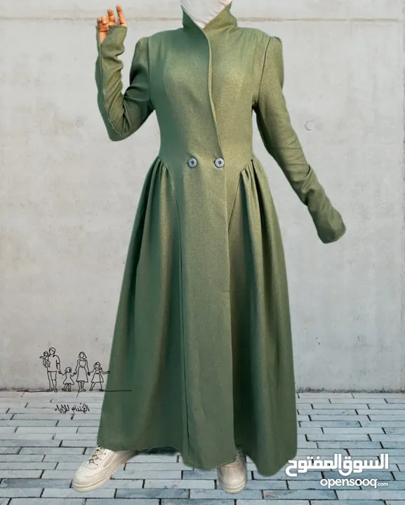 جلباب جلابيب صنع تركي نسائية عبايات فساتين نسائي فستان لون تركوازي نادر  عباية اطقم تركية - Opensooq