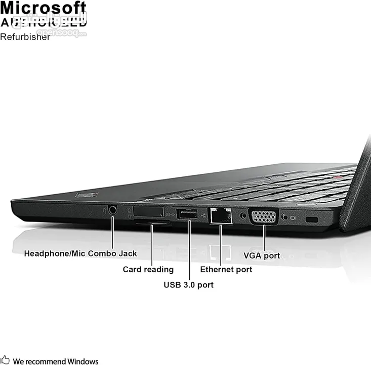 Lenovo ThinkPad T450 Business Laptop, Intel Core i5-5th Gen. CPU, 8GB RAM, 256GB SSD, 14.1 فقط 175 د