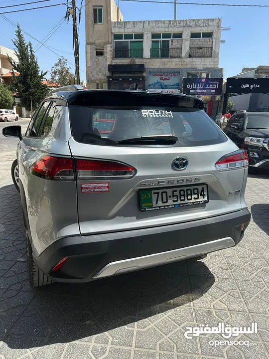 استاجر الان تويوتا كورولا كروس موديل 2023 فل كامل اضافات هايبرد باقل الاسعار فقط من الجنوب