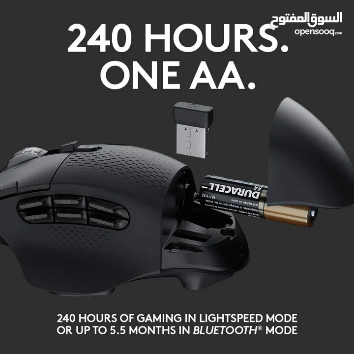 Logitech G604 LIGHT-SPEED Gaming Mouse with 15 programmable controls