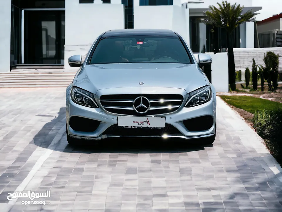  MERCEDES-BENZ  C200 AMG-KIT  2018  0% DP  GCC SPECS  WELL MAINTAINED