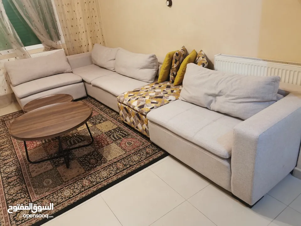 كنب كورنر خشب سويد تفصيل