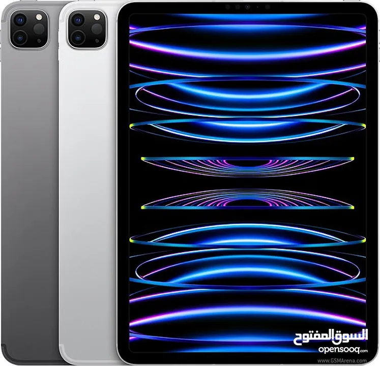 iPad pro 11 inch M2  128GB/256GB  ‏NEW NO AVTIVE  جديد بالكرتونة  لون سلڤر ورمادي مميز