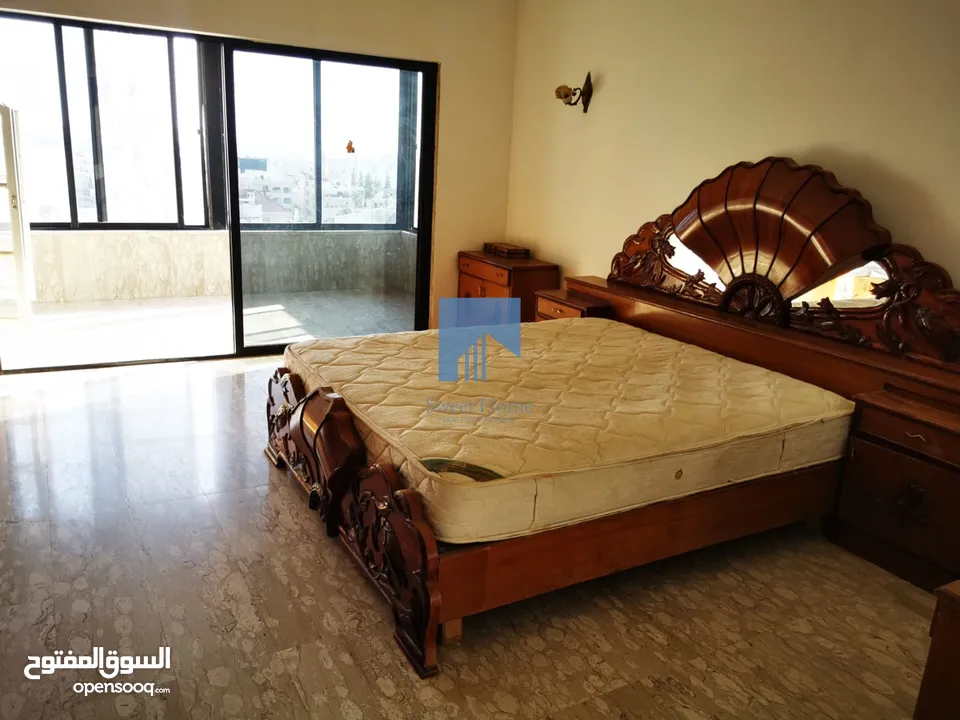 شقة طابقية فاخرة للبيع بأجمل مناطق الصويفية - خلف المدارس الأمريكية طابق ثالث 350م بسعر مغري