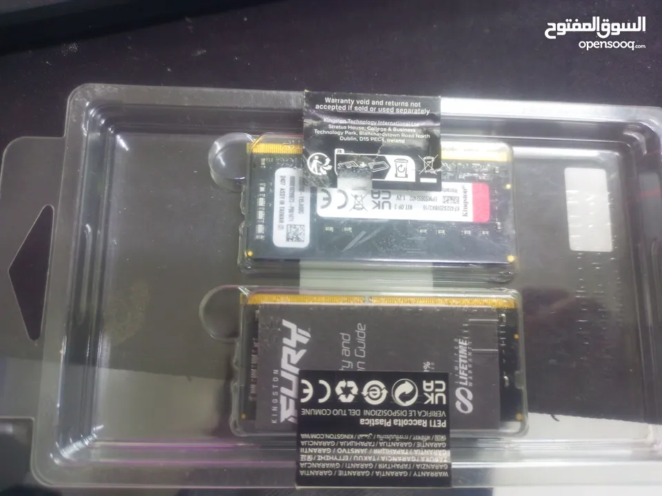 kingston fury rgb 16gb (8×2) 3200mhz ddr4   جديد   45 دينار