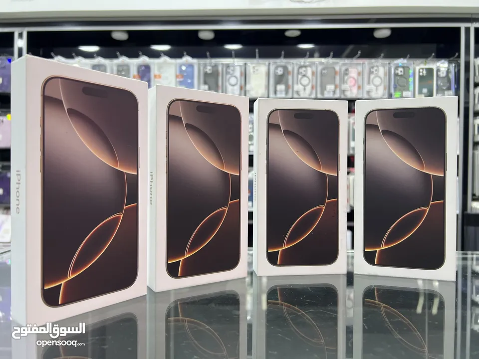 iPhone 16 Pro Max (256 GB) ايفون 16 برو ماكس جديد مسكر بالكرتونة وارد الشرق الاوسط