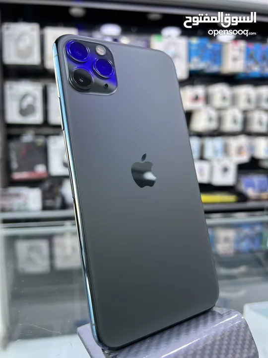 Used iPhone 11 Pro Max (256) GB  ايفون 11 برو ماكس مستعمل بحالة ممتازة  غير مفتوح او مبدل اي قطع ابد