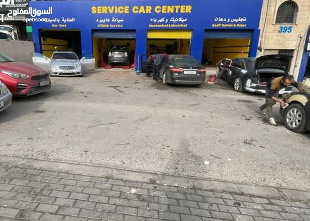 فرصة استثمارية مميزة شركة صيانة سيارات مجهزة بالكامل للبيع