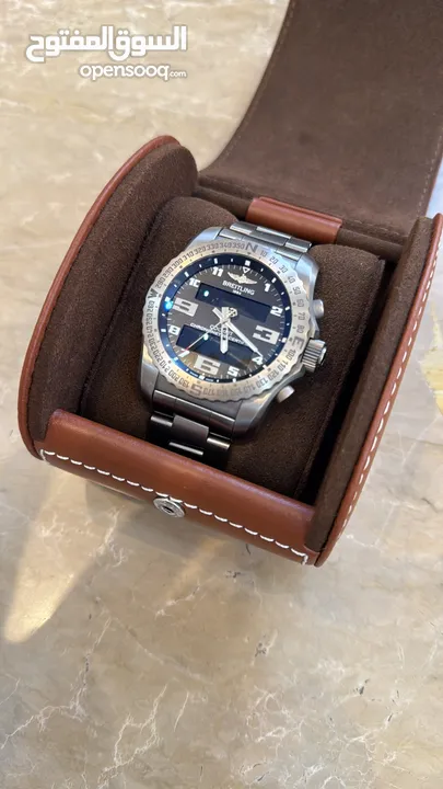 Breitling Cockpit B50 Professional EB5010 Black Dial Titanium full set box paper