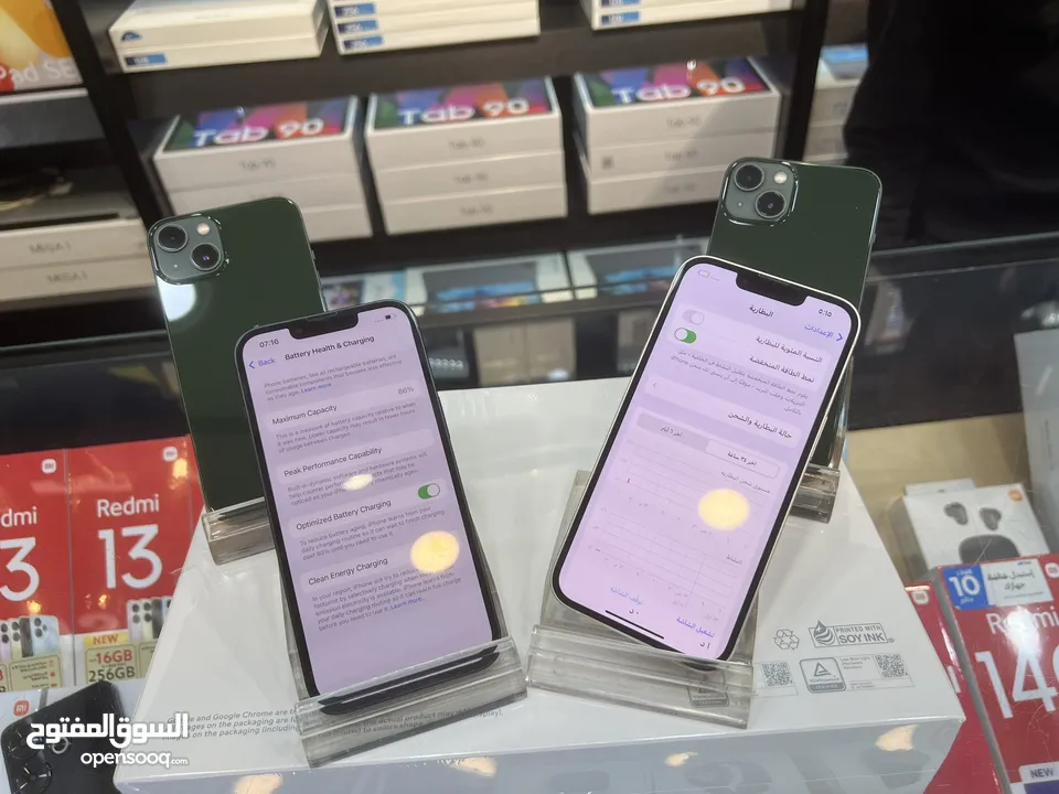مستعمل بطارية اصلية iPhone 13-128GB متوفر لدى سبيد ستور