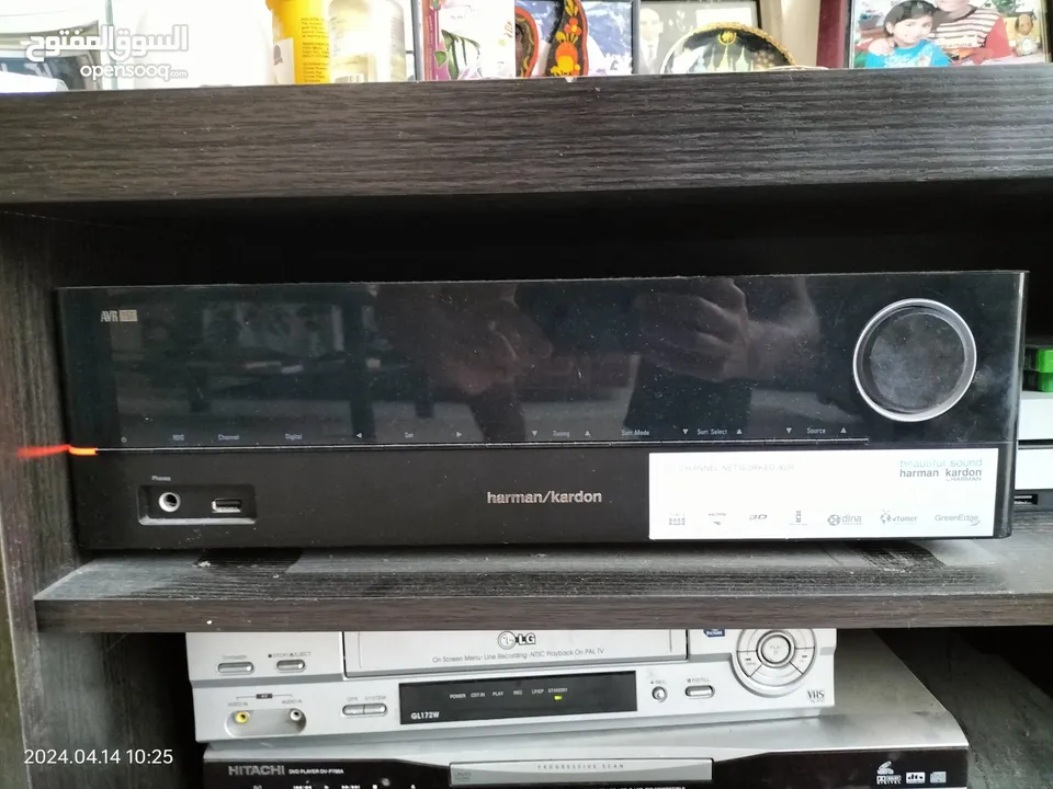 brand new condition Harmon kardon receiver 5.1 ch Dolby Atmos with JBL speakers and JBL subwoofer