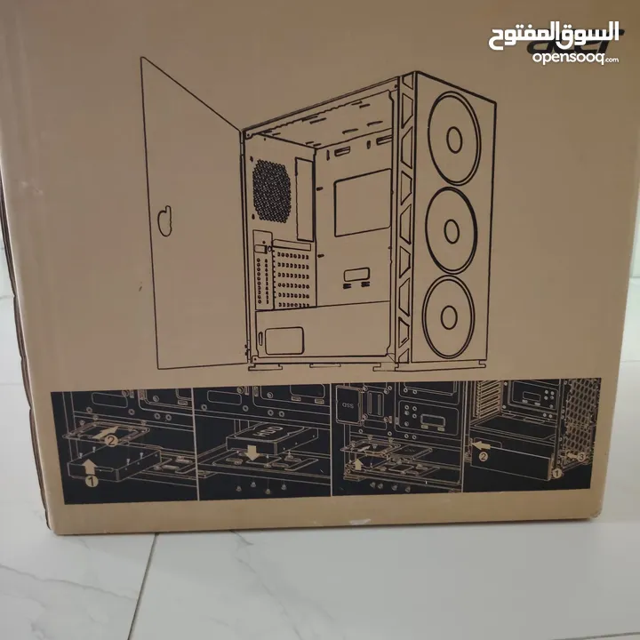 كمبيوتر بكرت شاشة 3060ti Asus ROG strix