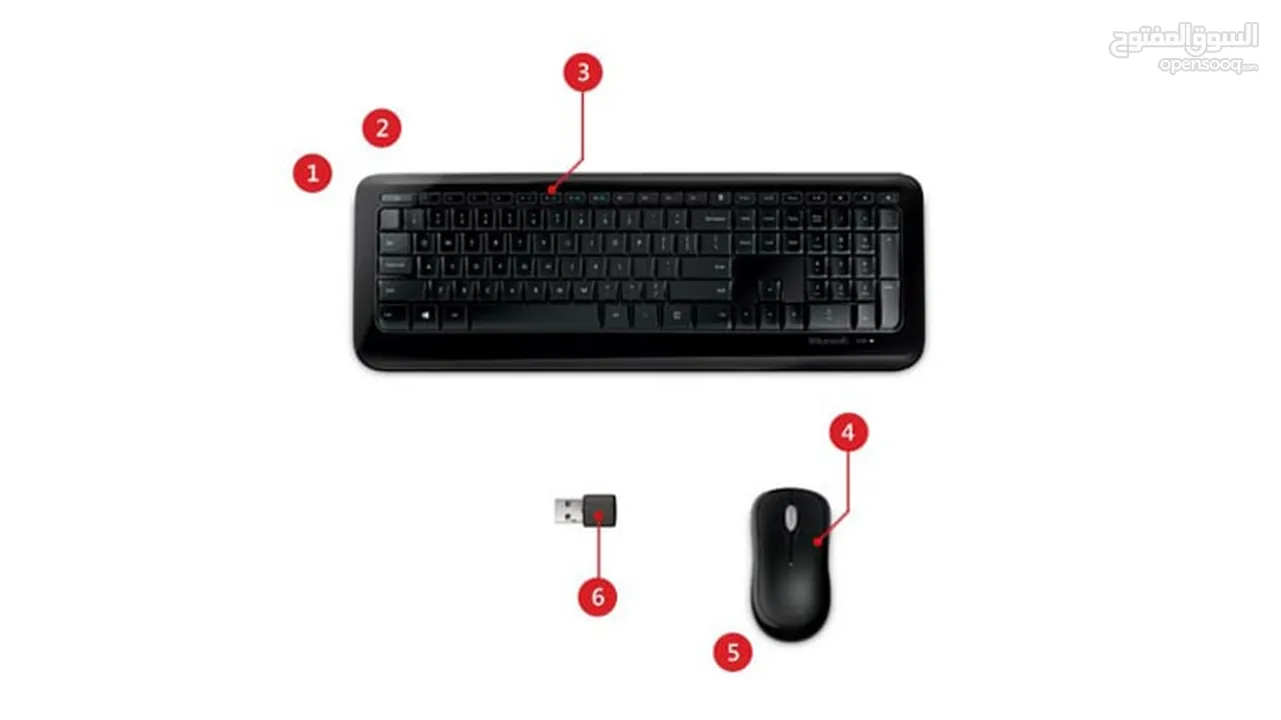 Keyboard MICROSOFT WIRELESS 850 DESKTOP كيبورد مايكروسوفت 850