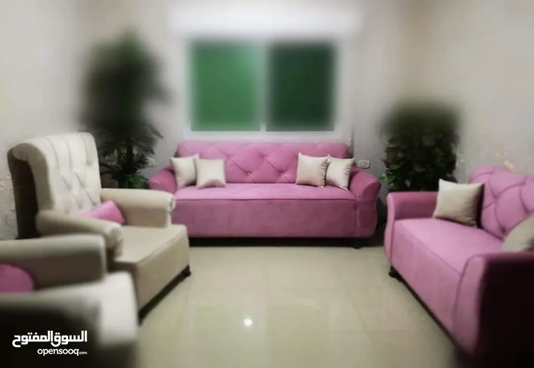 طقم كنب مستعمل استعمال خفيف للبيع بسعر مميز