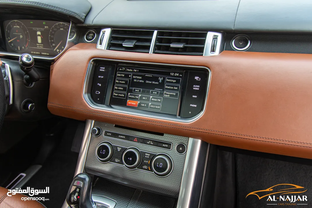 Range Rover Sport Supercharge 2014  السيارة وارد الشركة