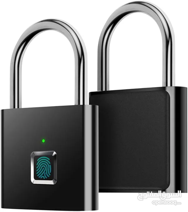 قفل حماية (keyless smart) يفتح القفل عن طريق بصمة الاصبع جودة مميزة و حماية قوية