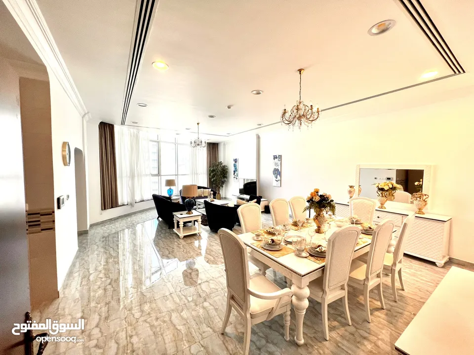 للايجار شقه فخمه  غرفتين مفروشه في منطقه السيف For rent 2 bhk luxury in seef area